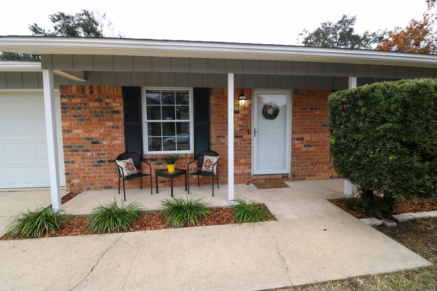 Perfect Family home just minutes to schools, shopping, churches, restaurants, & both bases. This 4 bedroom 2 bath home has been recently updated w/new paint, flooring, counter tops, & more. The split bedroom & open floor plan provides ease & flow for entertaining & comfortable living for the entire family. New grey wood laminate throughout the living areas, bedrooms, & master making for easy maintenance. Kitchen features white appliances, granite counter tops, tile back splash, tile floors, & a window overlooking the backyard & pool. New fully privacy fenced & spacious back/side yard w/a pool perfect for family activities/gatherings. Home also has sprinkler system/lawn pump, auto garage door opener, & newer AC & water heater. Don't miss out, this turn-key home won't last long. Call today