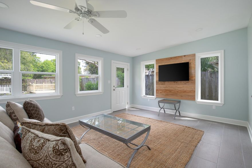 Welcome to this charming and completely updated house in a highly desirable Elliott Point neighborhood! It is located only 10 minutes away from white sand beaches, is close to Okaloosa County A rated schools, Ferry Park with tennis and basketball courts and a walking path, Yacht Club, and Uptown Station that offers many shopping and dining options. The complete remodel included all brand-new HVAC, plumbing, and electrical systems, a garage door, bathrooms, kitchen, appliances, and flooring. Spacious back yard provides a fantastic outdoor living area with a new deck and a very large storage/ work shed.