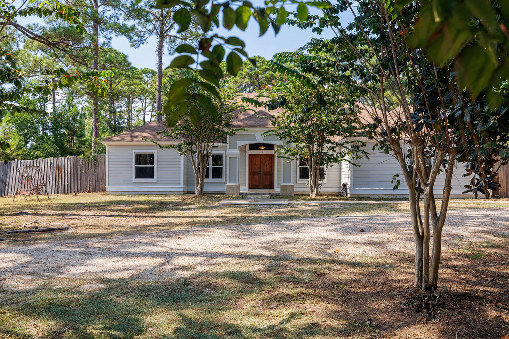 Rare Find under 1M! Welcome to your private oasis.....This 4 bedroom, 3 bathroom ranch-style home with a split floor plan is situated on 2.63 acres. Offering 2,687 sq. ft., includes a dining room, breakfast nook, office, and enclosed sunroom/sitting area. Interior features include an updated kitchen with stainless steel appliances, travertine flooring throughout (no carpet), and fresh paint. Exterior features include an attached 2-car garage, additional parking, separate shed, shipping container, fenced yard, and a 60-ft pond. And an annual HOA dues of only $50. Bring your RV, boat or toys!