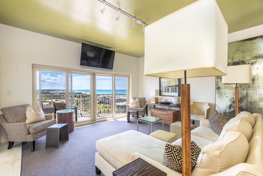 Just reduced! Seller will take off the market it not sold by end of year! Now is your chance! Extremely sleek and modern! South Beach meets Destin! One of a kind floor plan. Walls have been moved to maximize the square footage. The owner has spared no expense on the renovations. Located on the sixth floor in the 06 stack this condo has a phenominal view of the gulf and the coastline all the way to Panama City. This is not your typical beach condo. Enjoy luxury in this professionally decorated beach home with custom furnishings, top of the line appliances including Sub-zero, Viking, Miela, Asco, and separate ice machine. High efficiency, full capacity front load washer and dryer.