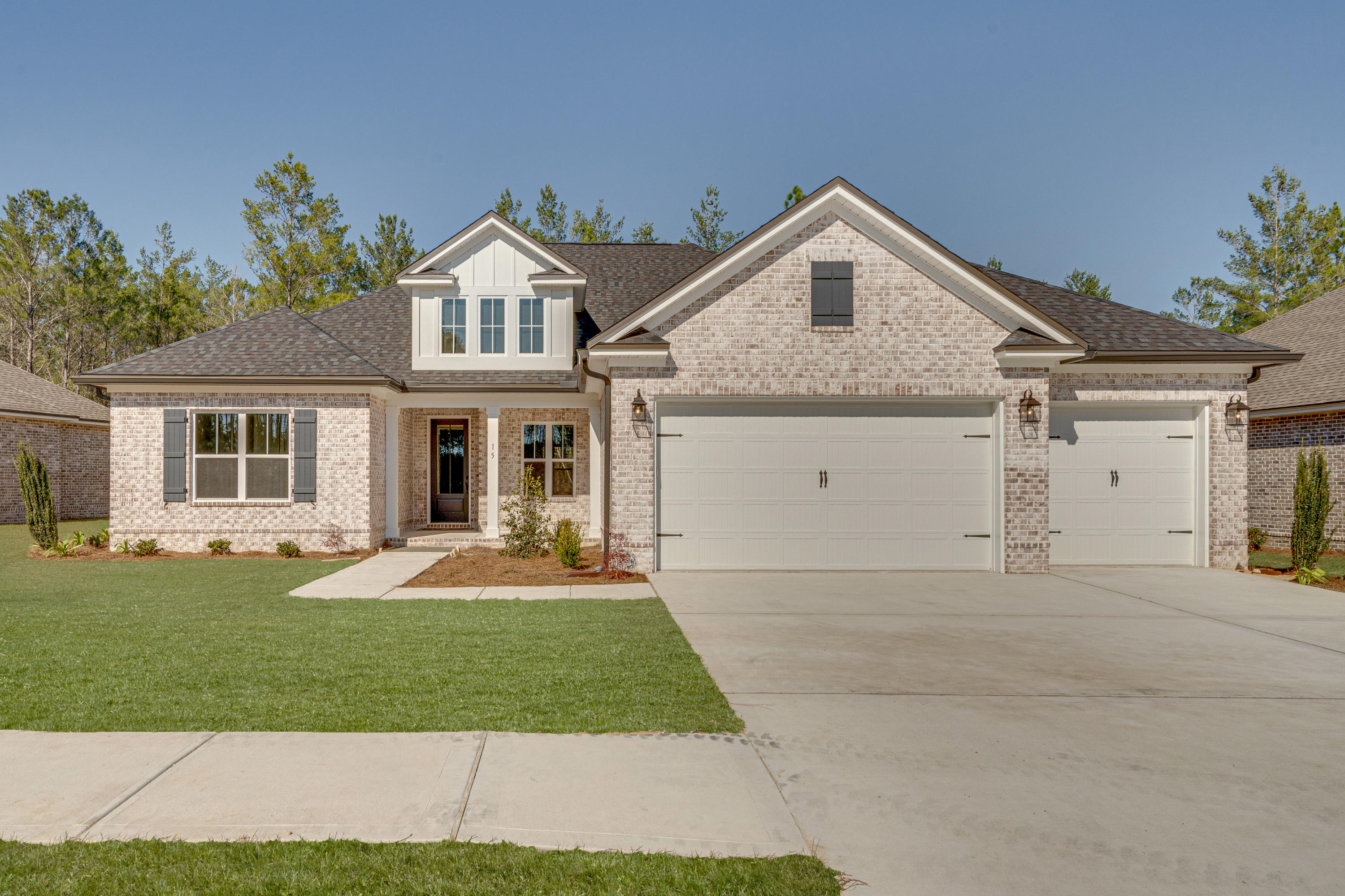 Craftsmanship at its finest in Freeport's newest neighborhood!! Locally renowned builder introduces Ashton Park. Large lots with vegetative buffers and preservation areas. This open floor plan features a large kitchen island overlooking the family room and breakfast nook. 4 large secondary bedrooms with great closet space for storage. Also features a flex room in addition to the bedrooms. Crown moulding and cased windows and stainless kitchen appliances. Covered front and rear porches. 3 car garage!!!