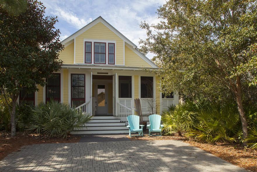 Beautifully maintained home in a great location in WaterColor. This home is light and bright, fresh paint and great outdoor spaces. Located adjacent to WaterColor's tennis facilities in phase I, this home is close to all the action but located on a quiet dead end street and backs up to a common area space. This location is very popular with rental guests and this home has a great rental history.