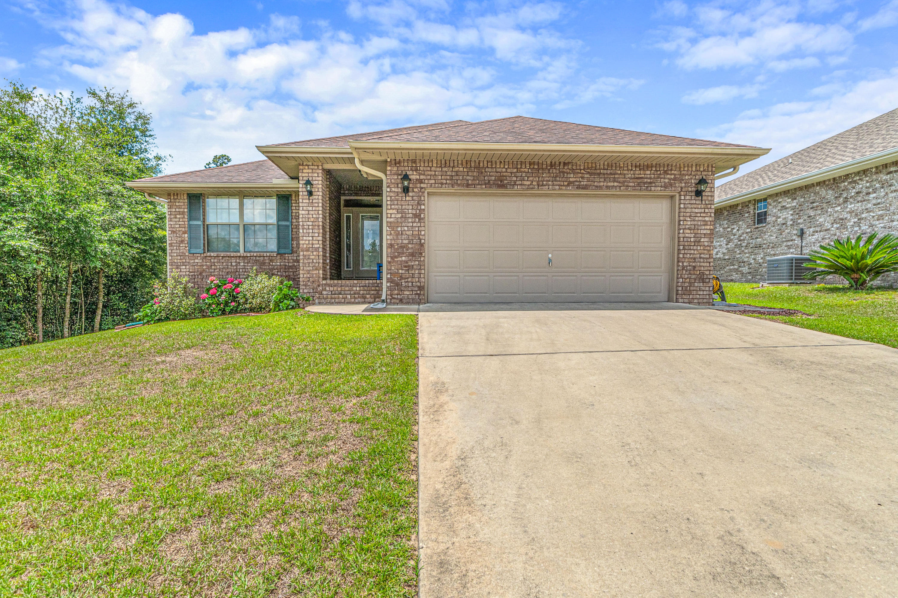 Looking for a home in pristine condition? Then your search has ended. The sellers have taken much pride in this lovely brick home located near the hospital and many businesses with an easy commute to Duke Field or Eglin. Open concept floor plan. Kitchen has lots of counter space, beautiful cabinets with crown molding and stainless steel appliances. Cozy breakfast area off of the kitchen and a formal dining area that can accommodate a large table. Spacious living area with lots of wall space, cathedral ceiling and plant ledges. Split bedroom floor plan with the fourth bedroom located at the front and can also be a great office, exercise room or play area. The master suite has a double vanity and a large shower/tub combo. Home has two additional bedrooms with a hall bath between