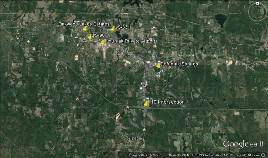 Flat, buildable lot on Oakwood Lakes Blvd and in Oakwood Lakes Estates. Many other lots available. Call for details. Lot financing, Spec house Financing and bulk purchases are available. Please inquire for more details.