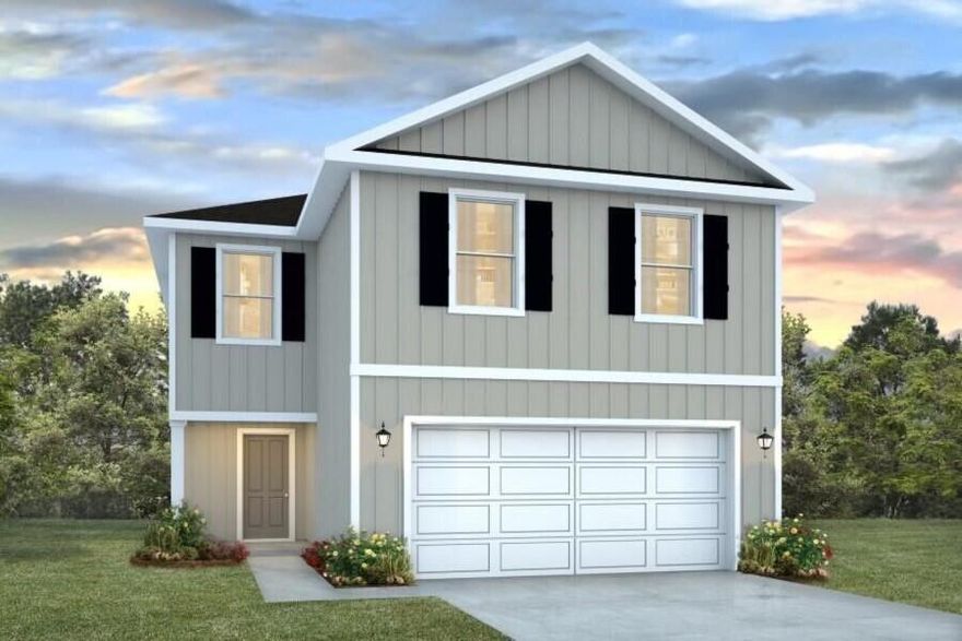 ALMOST MOVE IN READY! AWESOME SOUGHT AFTER OPEN DESIGN. NEW CONSTRUCTION in Harrisburg Estates. The 2 story Aisle floorplan, a desirable & relaxed open concept, great for entertaining. The well-designed kitchen offers stainless appliances, Granite counter tops, undermount sink, built in microwave, quiet dishwasher, pantry, smooth-top range & large island bar. The second-floor hosts spacious bedroom 1 with adjoining beautiful bath, featuring Granite double vanity, undermount sinks, extra storage & lg. shower. Striking wood-look flooring & plush carpet in the bedrooms. Smart Home Connect System also included. Stylish traditional home with beautiful clean lines. Easy drive to the airport, military base, beaches at Ft. Walton, Destin & minutes to 'Blackstone Golf Course. Classic curb appeal.