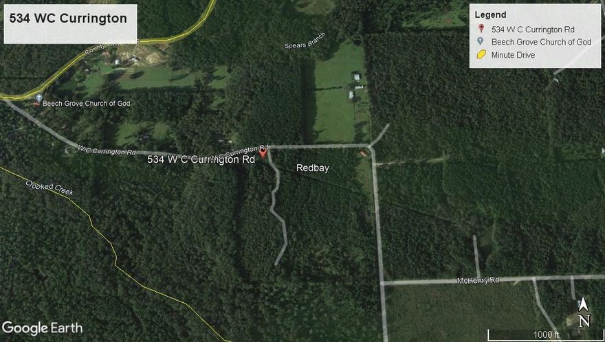 Wooded 18 acres. Contour on property has a 20-30 foot drop from front to back. Once cleared the property has great potential. Due diligence would need to be done on any of structures on property for use. Electric is to property but not on. No knowledge of the well system working.  Therefore, priced accordingly.