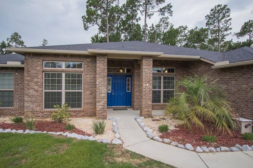 This home 4 bedroom home features TONS of upgrades throughout the house to include: granite countertops, kitchen island, stainless steel applicances and crown molding. The bedrooms boast walk in closets and the master bath comes with an oversized bathtub. Larger yard with a privacy fence in sought after Duggan Pons Estates conveniently located in South Crestview!***PLEASE NOTE: Home is on the corner lot of the entrance of Duggan Pond. If you are OK with that, then you have found yourself a GREAT house with tip top upgrades at a WONDERFUL price- MOTIVATED SELLERS!***