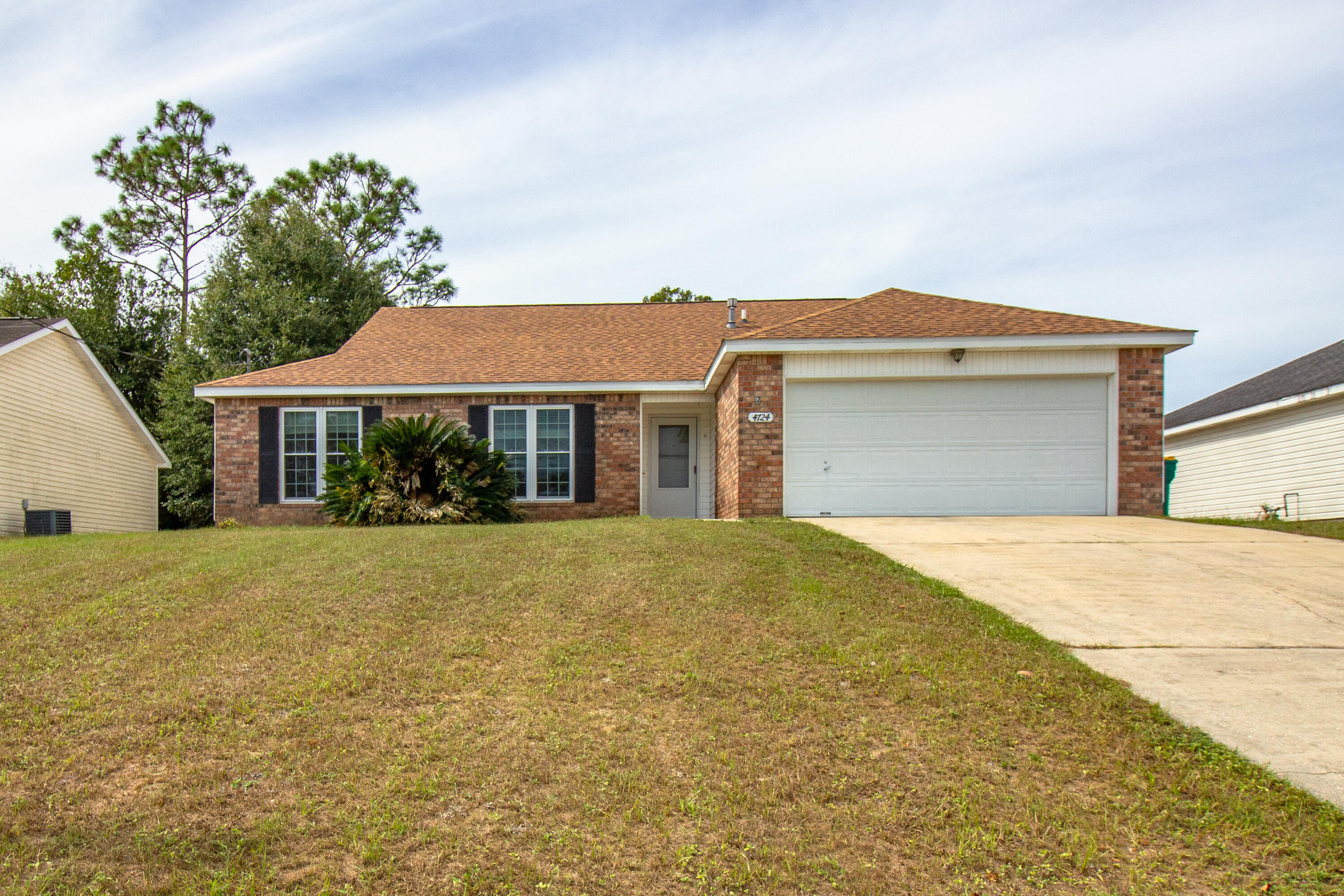 Welcome to Whitewater Ln 4724 in Crestview, FL! This spacious 4-bedroom, 2-bathroom home offers a fenced yard for added privacy and security. The large kitchen is perfect for cooking and entertaining, while the patio provides a great space for outdoor dining or relaxing. With generously sized bedrooms, there is plenty of room for everyone to spread out and make themselves at home. The yard shed offers additional storage space for all your outdoor equipment. Don't miss out on this fantastic opportunity to make Whitewater Ln 4724 your new home! Conveniently located and move-in ready, this house is a perfect place to call home. Don't miss your chance to see it! Schedule a showing today. Call 850-729-0399 View rental requirements or apply at www.RentwithBSR.com
No smoking or vaping. A small dog may be allowed with some restrictions and a $400 non-refundable pet fee. FEES: $50 per adult 18+ application fee, Landlord Liability Policy (if proof of Renter's coverage is not provided) $15 mo, Pest Assurance pest control policy $20 mo.