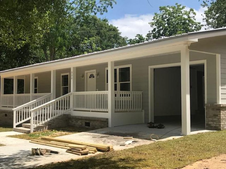 You can't beat the location of this like new home in Ten Lake Estates north of Defuniak. Spend your leisure time fishing in one of the many lakes in neighborhood. The effective age of this home is brand new! It's been totally gutted and renovated. Brick and Hardie board siding offer home owner low maintenance. Work remaining on home is hooking up HVAC, electrical breakers, light fixtures, finishing two baths, and painting interior. When complete, it will qualify for most loan programs. Home has 3 bedrooms, 2 baths, concrete drive, one car garage, recessed lighting, . Front and back covered porches, metal utility building. Easy show.