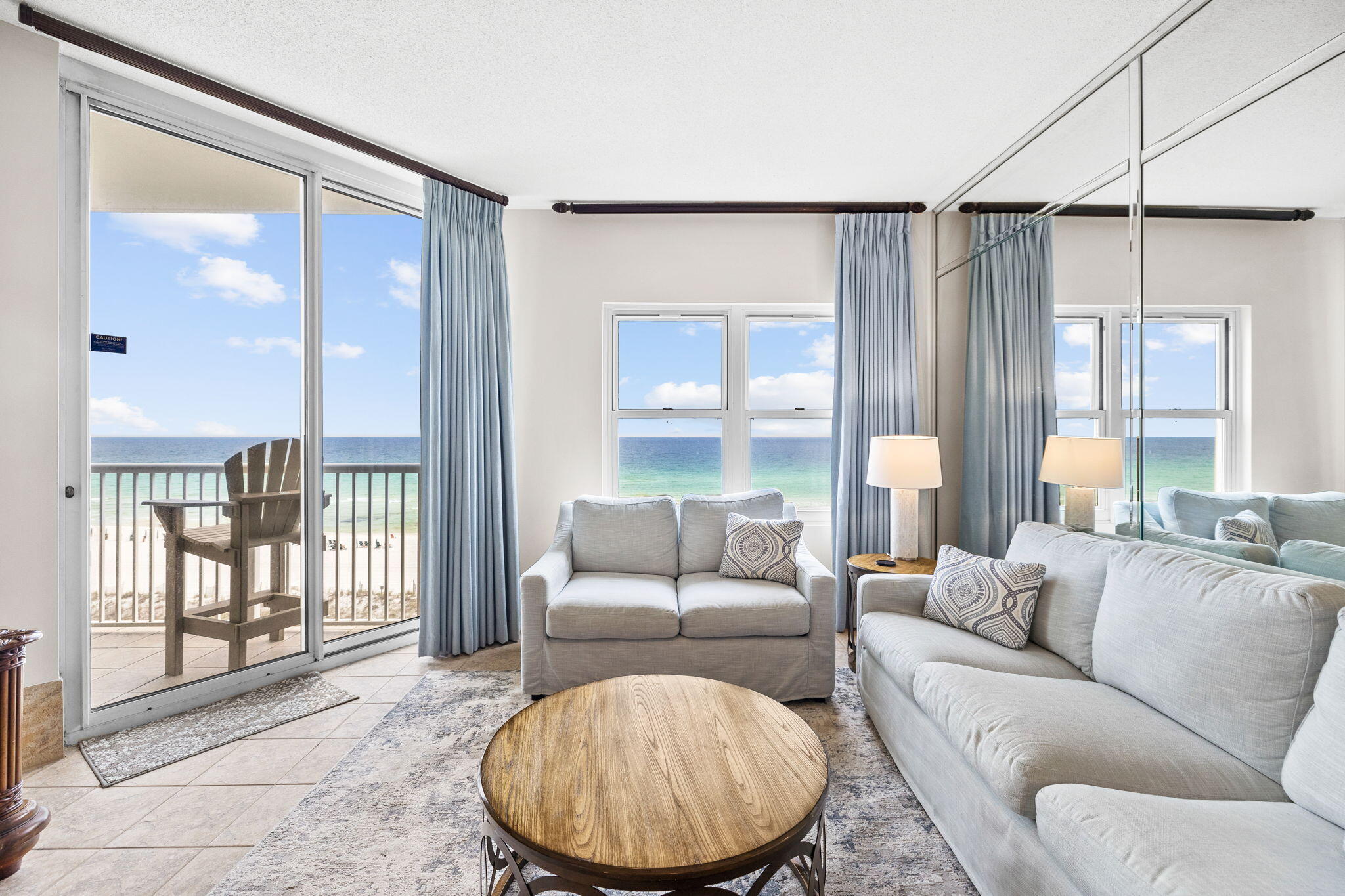 Must see 5th floor unit with spectacular views, recently update kitchen and incredible rental history. Don't miss your opportunity to own a fantastic rental-ready investment! Waters Edge includes a large Gulf front pool, boardwalk, BBQ grills & picnic area, fitness center, and covered parking. Covered parking is available on the 3rd floor of the parking garage.