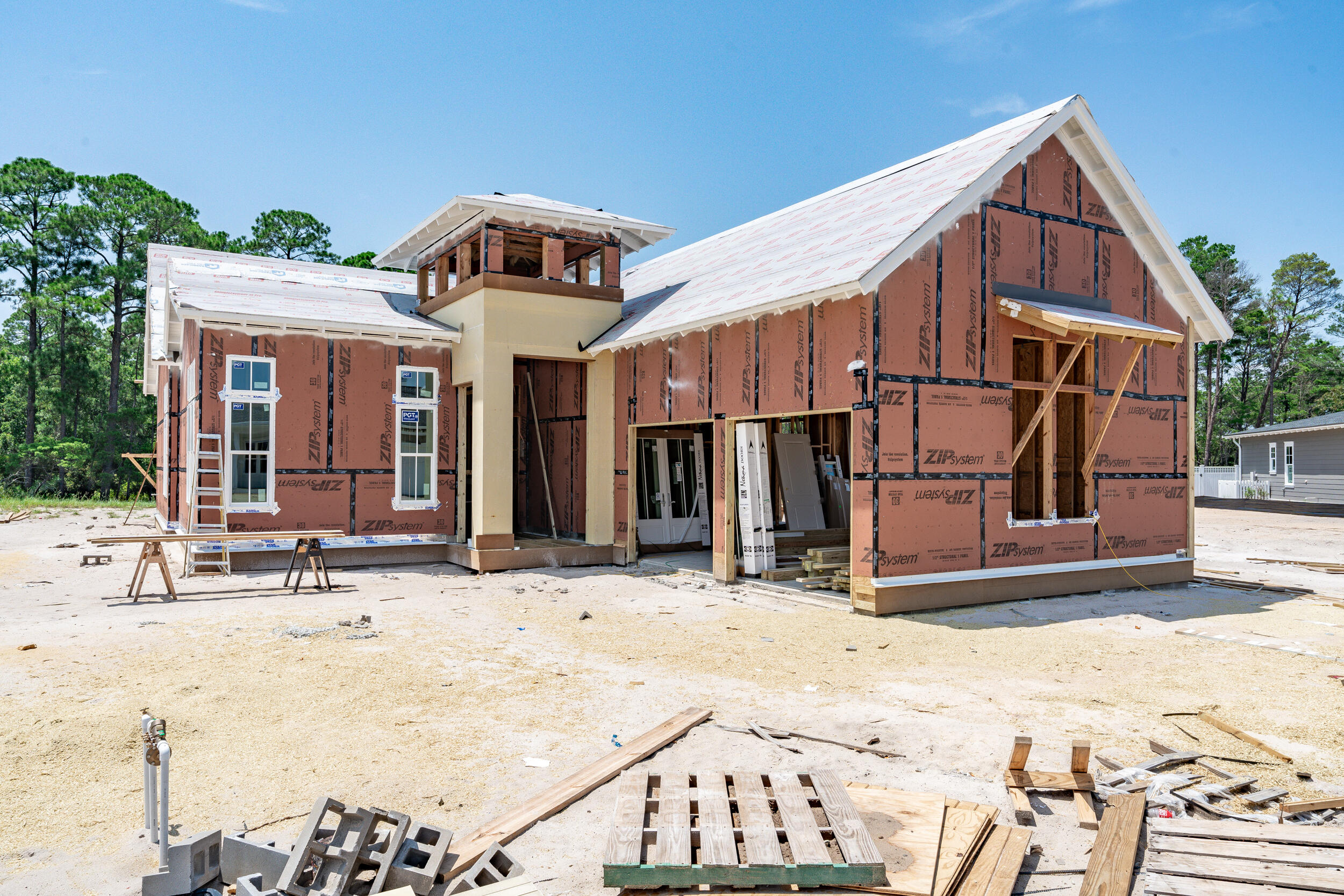 Builder update: a recent price improvement reflects a luxury upgrade addition of a beautiful 42' fireplace with a stucco chimney to compliment the great room. Welcome to the newly released Powell Landing East neighborhood in the desirable Watersound Origins community. This brand-new single level plan by Romair Construction, situated on lot 44, offers a spacious and luxurious living experience. Also, this home site has been permitted to add a pool+cabana if the buyer desires to do so.The Rosecliffe II, with a side-load 2-car garage and 2,609 square feet of living space, this home boasts 4 bedrooms and 4 1/2 bathrooms. While presenting large guest bedrooms, family and guests are provided ample space for privacy. Step inside and be greeted by the custom design and contemporary feel of this home. The ceiling height of 12 feet, with 8 feet solid core doors and large slider doors in the living room, adds an open and airy feel to the home, creating a sense of grandeur. The kitchen is a chef's dream! Prepare your meals in style surrounded by Silestone quartz countertops, while enjoying the convenience of a top-of-the-line appliance package including cabinet-panel 36' French door refrigerator with bottom freezer and cabinet-panel dishwasher, along with a 36" dual-fuel range by GE Monogram Integrated. The custom designed contemporary overlay cabinets with soft-close drawers and doors throughout, add a touch of elegance to the interior. The bathrooms feature designer-created porcelain tile while the laundry room features Silestone quartz, adding a luxurious and stylish touch.

Exterior luxury features include a cabana with an outdoor fireplace.

Don't miss the opportunity to own this stunning home, expected to be complete by December '24, in the desirable Powell Landing East neighborhood.

The Watersound Origins community is one of South Walton's most coveted neighborhoods for its exceptional amenities, beautiful new homes, and prime location. Amenities include the Village Commons pool & fitness center, sports courts including tennis and pickle ball, miles of nature trails, dock access to Lake Powell, unlimited golf, and lots of green space for outdoor play. The all new Watersound Town Center brings a new level of excitement and convenience to the community with a Publix Super Market, delicious restaurants, healthcare facilities, and more right at the entrance to the neighborhood!
Pricing may not include all options or fees and is subject to change. Please contact our Watersound Community Specialists for the latest information.
