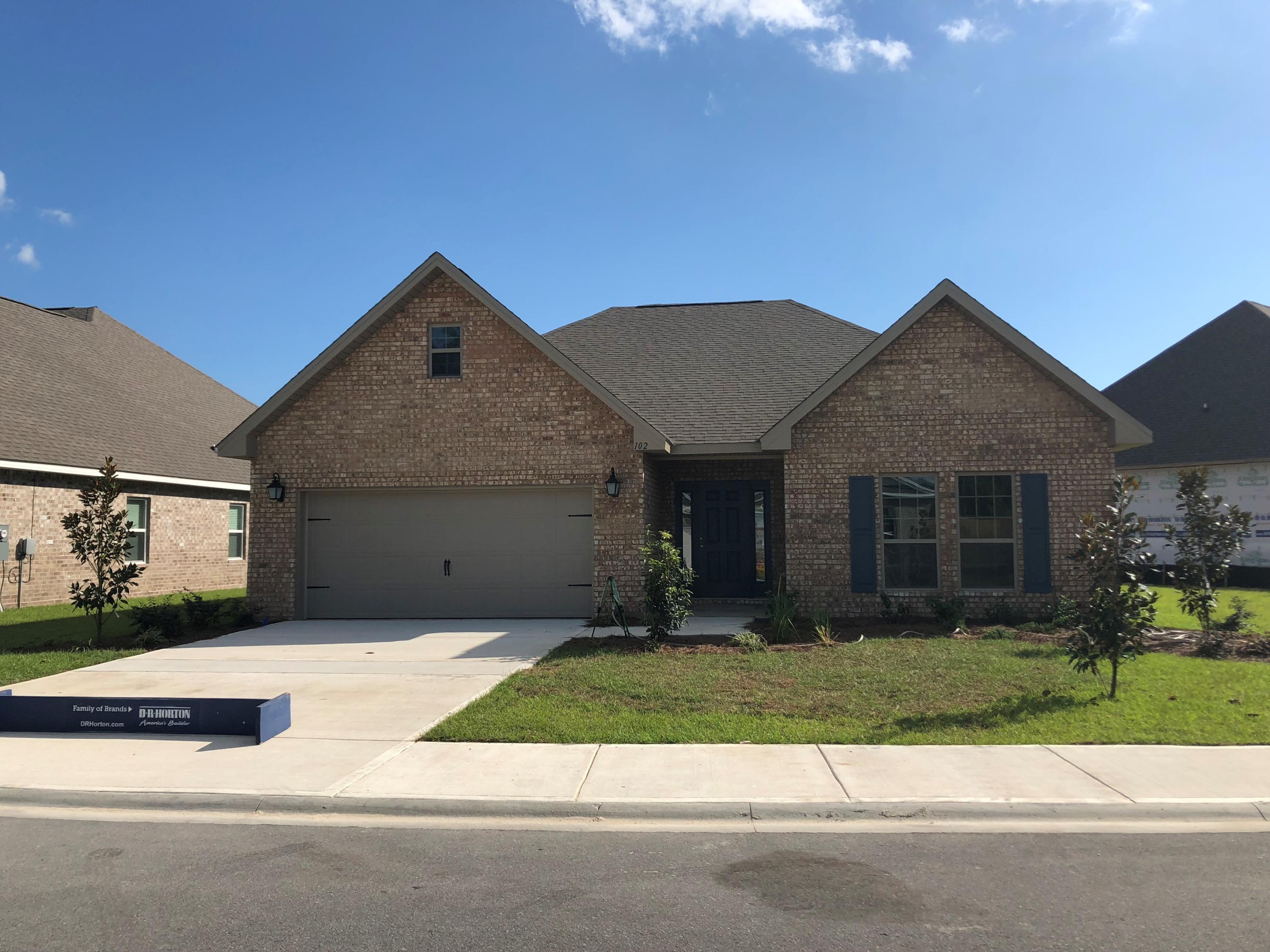 Red Tag Sale = BIG Savings 4/27 - 5/5!! Up to $5K toward closing costs or toward move in package MOVE IN READY! This Incredible Home Includes : Washer & Dryer, Ivory Cabinetry, Engineered Hardwood Floors In All Common Areas Of The Home, Tile Floors in Baths & Utility Room, Granite In Kitchen & Baths, Stainless Steel Appliances, Tile Shower In Master, Full Irrigation System, Brushed Nickel Plumbing and Lighting, Tons of Crown Molding, Decorative Glass Front Door and SOOO much more. Peach Creek is centrally located between Panama City Beach and Destin with an approximate 10 minute drive Seaside Beach, and 5 minute drive to nearest Publix! Only 20 min drive to fabulous Pier Park and Panama City Beach.