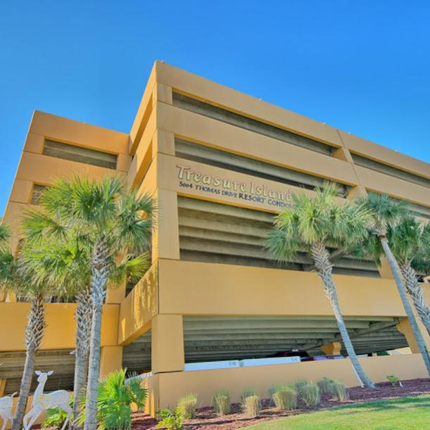If you are looking for a one of a kind property and a terrific investment look no further! This highly sought After, 2 Bed/2 Bath condo on the 22ND floor of Treasure Island and has one of the BEST VIEWS on Panama City Beach! Enjoy sunrise views in the morning and Sunset views in the evening! The layout of this over-sized condo's interior is superb for entertaining, offering 10' ceilings through-out and an excess of space and features!! Very well maintained. Will convey fully furnished, turnkey, and rental ready! The pet friendly complex has a large heated pool and a kiddy pool and two gazebos, covered parking, four high-speed elevators, fitness room, owner's lounge and game room. It is located on Thomas Drive within walking distance of Saint Andrews State Park.