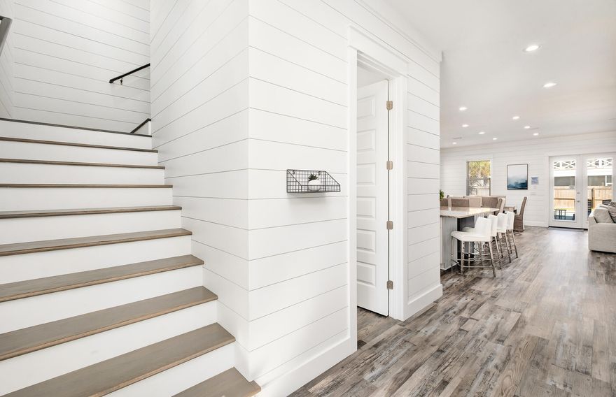 Step into refined coastal living with this 7-bedroom, 7.5-bathroom retreat located in the highly desirable Frangista Beach First Addition community. Built in 2020, this three-story beach house combines modern craftsmanship with timeless design, offering the perfect blend of luxury and comfort. 
Inside, you'll find open living spaces accented with shiplap details, designer finishes, and a layout designed to accommodate gatherings of family and friends. The gourmet kitchen flows seamlessly into the dining and living areas, creating a welcoming hub for entertaining. Multiple bedrooms feature ensuite baths, ensuring privacy for guests, and thoughtfully designed bunk spaces provide additional accommodations.

Outdoors, a heated private pool with hot tub is framed by lush landscaping, creating a serene escape after days on the sugar-white sands of the Emerald Coast.  Best of all, you'll enjoy private beach access, putting the Gulf  just steps from your door!

Located just minutes from popular dining and entertainment like Whale's Tale and Pompano Joe's, this residence offers both convenience and charm.