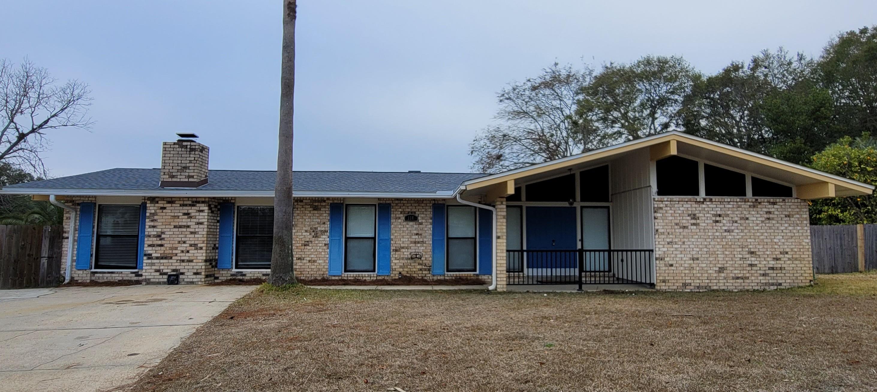 PRIME LOCATION! This 4/2 pool home is located in the desirable Northgate Estates with a quick commute to military bases and beaches. As you walk through the front door the foyer features 2 coat closets with the living/dining/kitchen to the left and bedroom hallway the the right. The kitchen features granite countertops with a Breakfast bar overlooking the dining/living area. This home also boasts an additional large family/game room with wood burning fireplace. Bathrooms have been updated to feature double vanities with a double shower in Master Bath. Stepping outside, your oasis awaits! Enjoy sitting in the screened in patio overlooking the large in-ground pool. You can also enjoy hanging out in the large privacy fenced back yard with plenty of room for kids and pets to play and a Shed