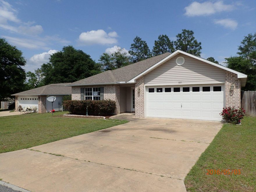 Hurry or this attractive 4bedroom 2bath REO home will be gone! Built in 2007 this super cute home has new flooring, paint, fixtures and a fresh new appeal. Located just mins from Crestview High School, this property is priced to sell and a must see. You will not be disappointed!