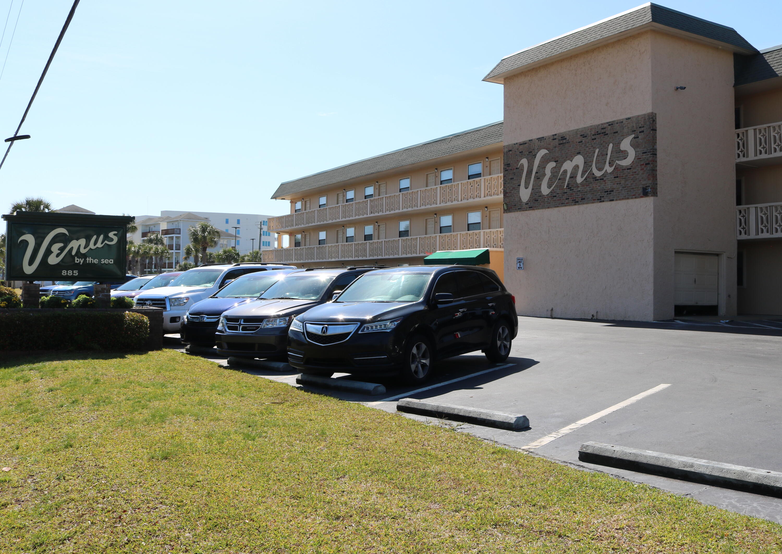 Here's your chance to own a beach vacation favorite! A rare 2 bedroom/ 2 bathroom find! Venus Condominiums is situated just a short walk out the back gate from white sandy beaches and the emerald green waters of the Gulf of Mexico. The facility captures all of the warmth and charm of Old Florida, a true ''home away from home'', with units overlooking the large grassy courtyard surrounding an oversized pool with sunbathing deck, picnic tables and a family-sized BBQ grill. The amenities include shuffle board, a half basketball court, tennis court and more!
