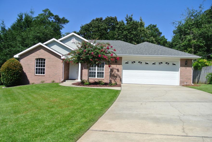 Nestled on a private cul-de-sac lot backing up to a natural preserve complete with a small running stream in the Rocky Bayou area, this immaculate home is ready for immediate occupancy. The owners have lovingly updated this home to prepare it for your family! Featuring bright and open spaces, large windows with breathtaking views, new granite counters in the kitchen and baths, refinished cabinets, fresh and neutral paint throughout, and new plumbing fixtures, this home is a dream. This home also boasts a magnificent owner's suite with tray ceiling, double vanity with granite tops, whirlpool tub and separate shower and spectacular views of the nature preserve. There is too much to mention on this home, it's definitely a must see!