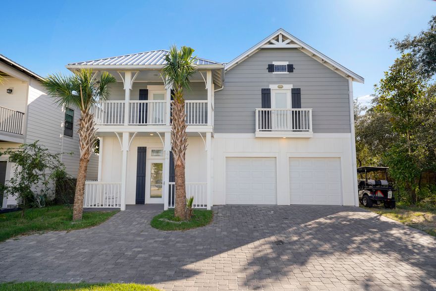 Pending now taking back up offers! Calling all investors! Look no further than this newly built 7 bedroom / 7 bath home located in the gated neighborhood of Frangista Beach. With deeded beach access, a rooftop pool and spa area this home is a must have. Allow your guests to hang out by the fireplace while taking a dip or relaxing in the oversized jacuzzi - all while enjoying the privacy of being on the 3rd floor of this fabulous home. (YES rooftop pool) This home is currently a blank slate and waiting for the perfect owner. It has not been previously rented as it is a newly built home - but rest assured the rental projections exceed $248K NET. With oversized bedrooms and a heated and cooled garage this home totals over 3800 sq ft heated and cooled livable space.