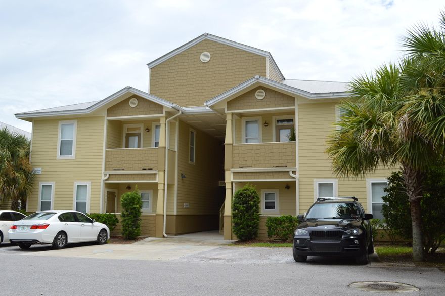 This two bedroom/two bath condo is located in Topsail Village in trendy South Walton. With Scenic Hwy 30A on the south side and Point Washington State Forest on the north side, this condo complex is low density with only 64 condominiums. The beach access is just one mile away. This condo is on the ground floor and is in pristine condition. A spacious living space flows into a combined dining/kitchen area. The kitchen is equipped with stainless steel appliances, granite counter tops, pantry, and rich wood cabinetry. This condo would be an excellent investment for a buyer looking for a primary residence, a second home getaway, or a rental property. Buy a piece of paradise!