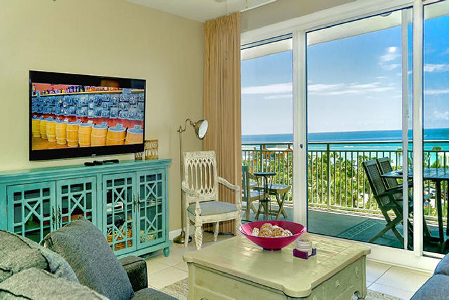 CLASSY CASUAL with spectacular views of the gulf describes this three bedroom, two bath platinum rated unit. It's all about the details  a fabulous mix of casual coastal elements makes this condo one you won't want to get away. Very seldom does such an exceptional unit go on the market. The condo has been totally renovated with quality furniture, art, & accessories. The floors are outstanding throughout with 18 inch tile & plank driftwood tile. The kitchen, living/dining area, & balcony merge seamlessly together to accommodate a large group of people. The kitchen features granite counter tops, Kenmore Elite stainless appliances, & beautiful cabinetry allowing for preparation of gourmet seafood as well