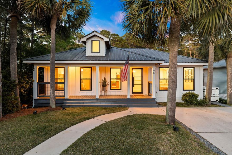 Discover a charming rental property in the heart of the safe and family-friendly Sea Dunes community. This 3-bedroom, 2.5 bathroom + (an separate office in the casita) home boasts modern amenities, spacious living areas, and a private backyard. The community is known for its excellent schools, making it perfect for families. Enjoy close proximity to parks, shopping, and the beach.This beach cottage is just a 5-minute stroll to the beach walkover with access to the beautiful Gulf of Mexico, Oyster Lake, and the Santa Rosa Golf Club. The two-story outdoor living area serves as a private retreat where you can relax to the calming sounds of the ocean.