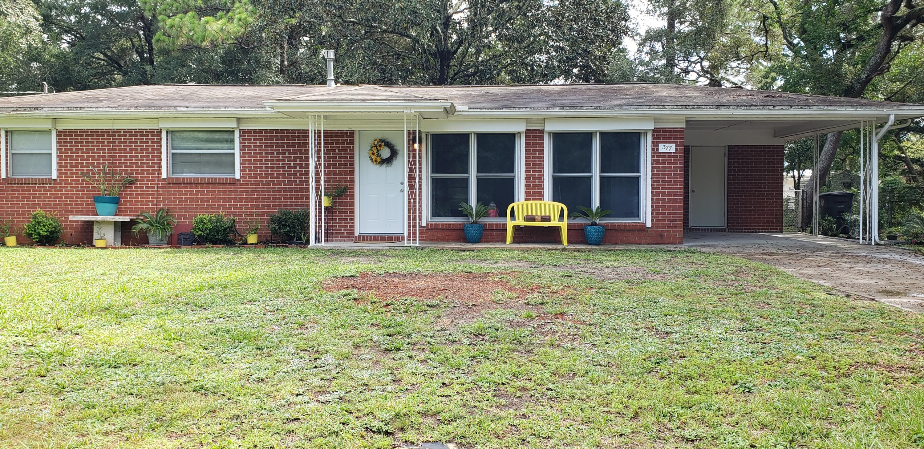 Great for first time home buyers or for investors with many upgrades. New interior paint throughout, new Kitchen cabinets, new vanities & commodes in both bathrooms, new Granite counter tops in Kitchen with tiled back splash, new LVP in all rooms except Kitchen which is tile flooring. New ceiling fans in all rooms. New Duct work in 2018. New Stove and Dishwasher. Refrigerator new in 2018. New interior and exterior doors. This home is just minutes from Eglin AFB and beaches and shopping! All information deemed correct, buyer to verify. Dimensions and measurements also deemed to be correct, buyer to verify.