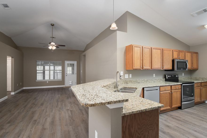 Gorgeous remodeled home in the heart of Santa Rosa Beach. Tucked away in the Bayou Landing subdivision right off of Mack Bayou, this home has the open, split floor plan that you're looking for. From Granite counter tops, stainless steel appliances, new flooring and paint to new sod and landscaping- this home has it all! Call today to view!