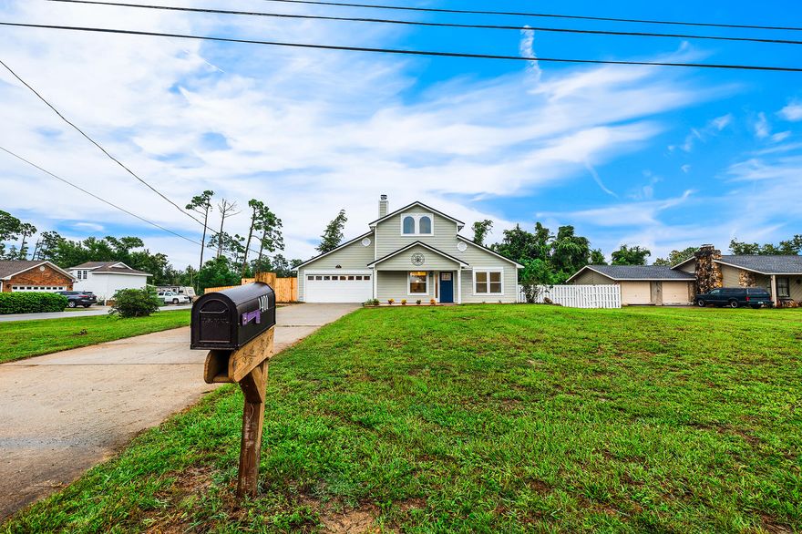 READY TO SELL!!  HUGE PRICE IMPROVEMENTS!!  MOTIVATED SELLER!!     Contemporary home, fully updated, 2002 square feet, four bedrooms; the primary ensuite has 2 vanities, and walk-in shower with a rain head. The kitchen is a masterpiece! The living area is warm and inviting with a fireplace for those cold or rainy nights. All on a generous sized lot, overlooking a small bayou. Located in desired Lynn Haven.  A. L. Kinsaul Park, Lynn Haven's Bayou Park and Preserve or one of the many nearby sports parks. Shop, go out to eat, launch your boat for a day on the water or go to city events such as the Concert Series, Trunk or Treat, Farmer's Market, Winter Wonderland, and the Christmas Tree Lighting Extravaganza - all located close to this wonderful hom