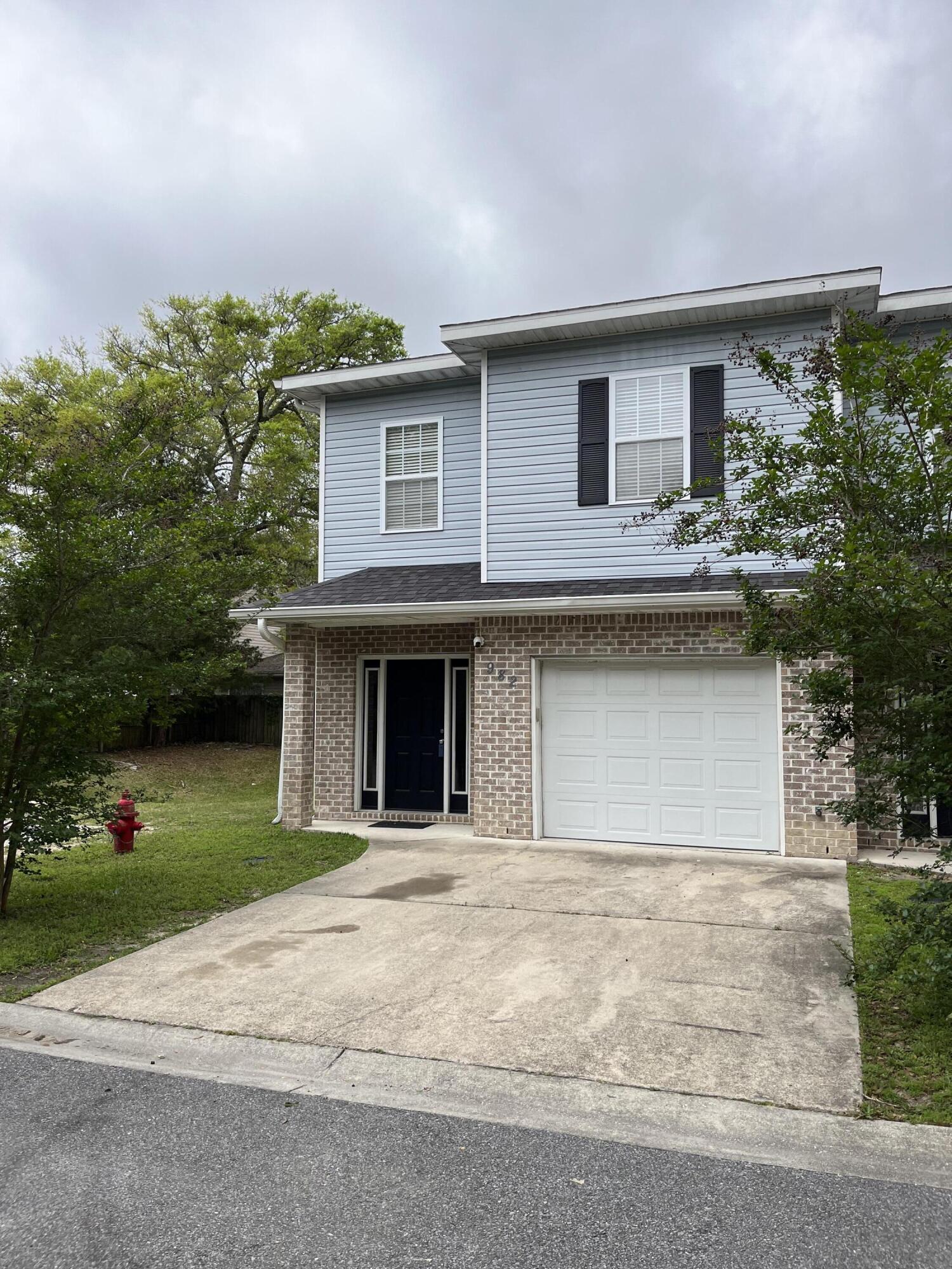 A rare find, this four bedroom townhome is conveniently located for both Hurlburt and Eglin AFB! This spacious end unit which features a primary bedroom with a huge walk-in closet, convenient laundry upstairs and upgrades which include granite counters, living room built-ins, and a one-car garage, is a must see! The HVAC was replaced in 2022 and the Water Heater in 2023.