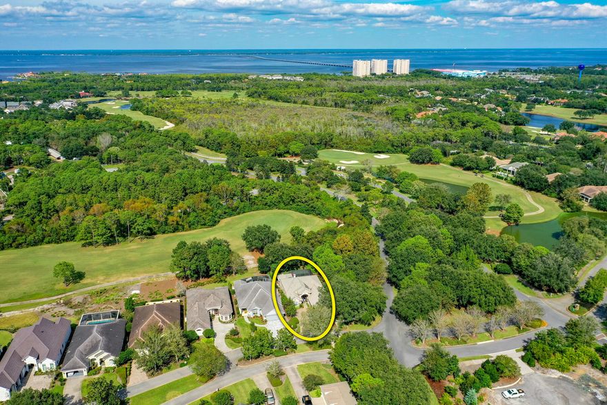 Exceptional one story floorplan in the quaint, private, and exclusive neighborhood within Kelly Plantation known as Carriage Place.  This residence's premier lot is surrounded by lush landscaping, which is maintained by the Association and enjoys a marvelous orientation to the perfectly manicured 16th golf hole of the beautiful Kelly Plantation Golf Course.  The convenience to the community's front guarded-gate is favorable to time-effectively enjoy all the commercial conveniences immediately surrounding Kelly Plantation, which includes Publix and Fresh Market, and all the secondary thoroughfares to navigate around the area without ever having to access Highway 98! This home has been meticulously maintained and offers a host of exceptional features, not the least of which includes..