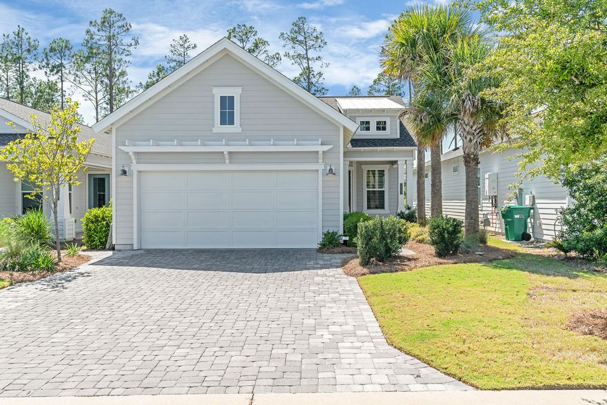 Craftsman Charm Meets Modern Luxury in WaterSound Origins' Only Gated NeighborhoodWelcome to your Florida dream home in NatureWalk at WaterSound Origins--the only gated community in this highly sought-after master-planned development. This impeccably built Craftsman-style home blends thoughtful architecture with high-end upgrades for serene, secure, and stylish living just minutes from 30A's best beaches and dining.Built with durability and efficiency in mind, this home features Hardi cement board siding, 2x6 exterior walls with R19 insulation, and large high-impact thermopane windows that bathe the home in natural light. A widened driveway provides easy access, while the epoxy-coated garage floor adds a clean, finished touch. Inside, you'll love the upgraded kitchen cabinetry with soft-close drawers, GE Profile stainless steel appliances, a built-in oven and microwave, and elegant quartz countertops. Thoughtful finishes like wood shelving in the pantry and all closets, separate vanities in the master bath, and a custom-tiled walk-in shower with a private water closet enhance everyday luxury. The dual master closets offer ample space and organization.

A built-in Murphy bed in the third bedroom adds versatilityperfect as a home office, guest room, or both. Step outside to enjoy a screened-in lanai and your own custom Weber gas grill, ideal for relaxing evenings with friends. The Generac whole-home backup generator ensures peace of mind, while 14 SEER Carrier HVAC and tankless gas water heater maximize comfort and efficiency.

Surrounded by lush palms and protected woods, the backyard offers privacy and tranquility. Residents of NatureWalk enjoy exclusive access to a private amenity center featuring a state-of-the-art fitness facility, heated pool, hot tub, entertainment lounge, poolside cabanas, outdoor fire pit, and multiple tennis and pickleball courtsall within a short drive to Alys Beach, Rosemary, and Camp Creek Golf Club.

Vacation rentals are not permitted, making this a peaceful, community-oriented place to call home. And with the Panama City Beach Airport (ECP) just 20-25 minutes away, travel is a breeze.

This is more than a homeit's a lifestyle.