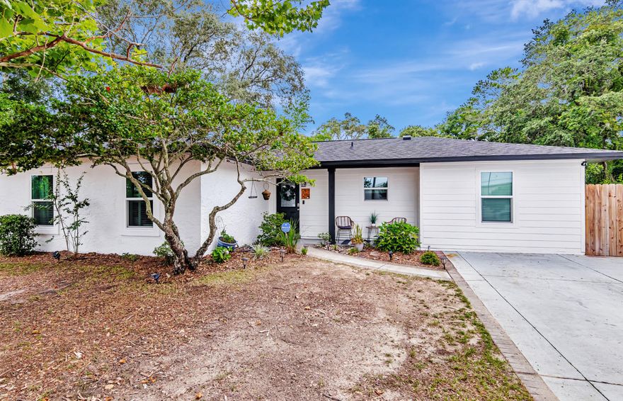 This beautifully renovated home offers the perfect blend of comfort, convenience, and style--just a short drive from both Eglin and Hurlburt Air Force Bases and minutes to the beach. Also close to the rec center. Perfect property for AIRBNB. Enjoy peace of mind with major updates already completed: a brand-new roof in 2023, all new windows in 2024, plus an HVAC system and water heater both installed in 2020. Step inside to an open-concept floor plan where the modern kitchen seamlessly flows into the spacious living and dining areas--perfect for entertaining or relaxing with family. The oversized master suite is a true retreat, featuring a large walk-in closet and a luxurious master bath.Out back, enjoy your private deck equipped with shaded pull-downs and a projector screen.