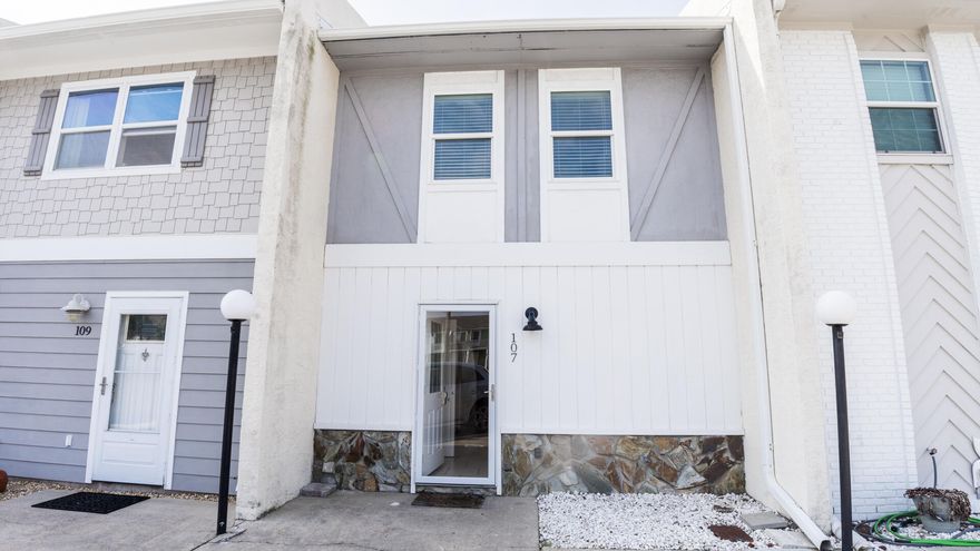 Great beach townhome. Park right at your front door with 2 assigned parking spots, complex has a pool for those few days the beach isn't ready for you. One full bathroom downstairs with full shower. Upstairs has two bedrooms with jack & Jill bathroom. Several eateries conveniently located close by. Windows facing the street have been replaced with hurricane impact windows. Roof recently replaced. Short term rentals allowed. The property is rental ready!