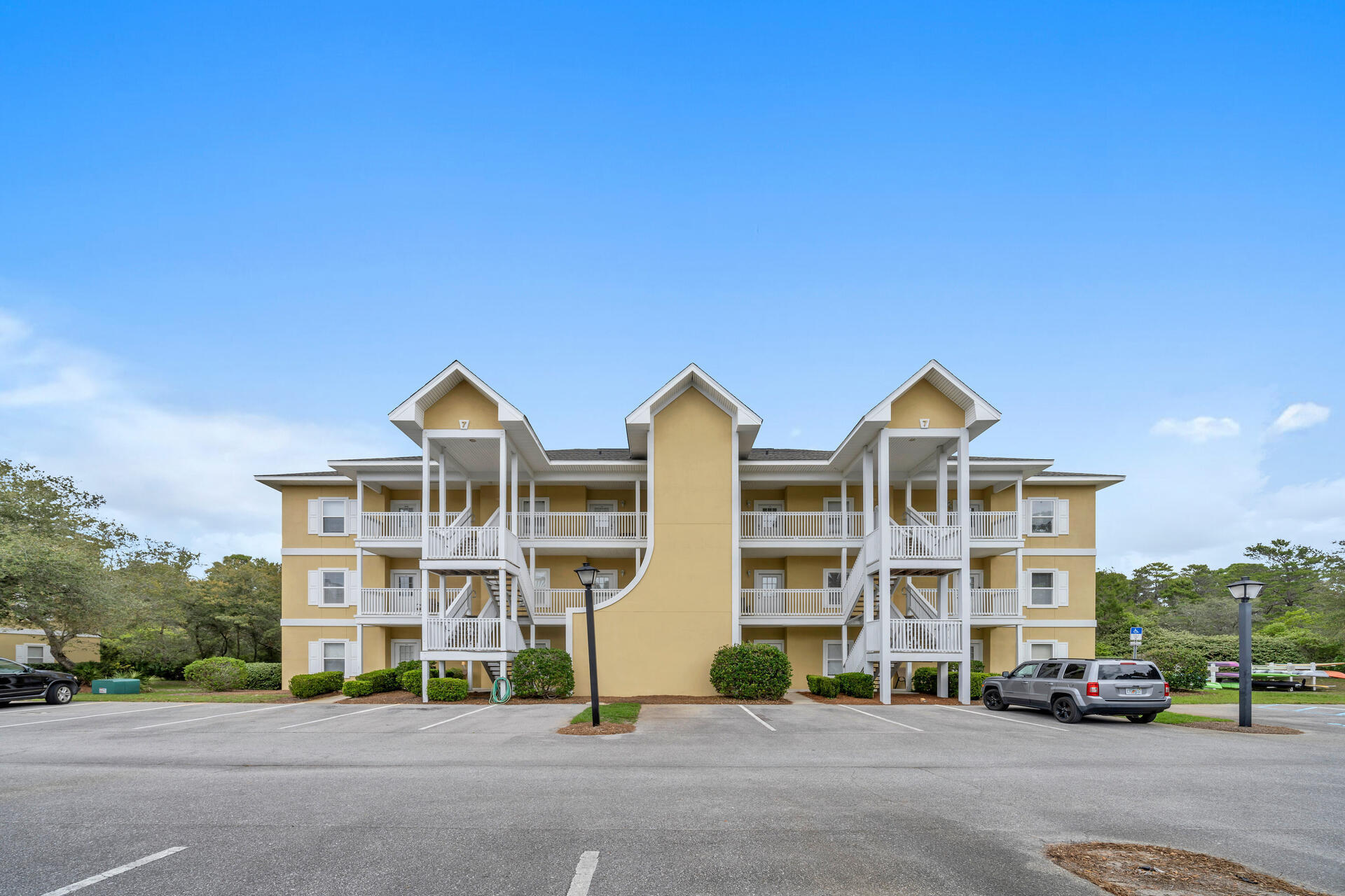 This rare opportunity to own in Seagrove Beach at Herons Watch. Enjoy quiet, easy access to Seagrove beaches & area amenities. The second floor 2BR / 2BA corner unit features an incredible view of the state park, updated countertops, plenty of parking, elevator access (not in all buildings) & recently updated AC & water heater. Use this versatile property as your primary residence, weekend beach getaway, or as rental. This property easily lends itself to long or short terms rentals with many amenities included at this gated community. After a kayak adventure from the Eastern Lake community dock, swim in the pool & later stroll to dinner at Old Florida Fish House & other hot spots. Desirable location less than 1 mile to beach access. Do not miss this opportunity to own your slice of 30A!