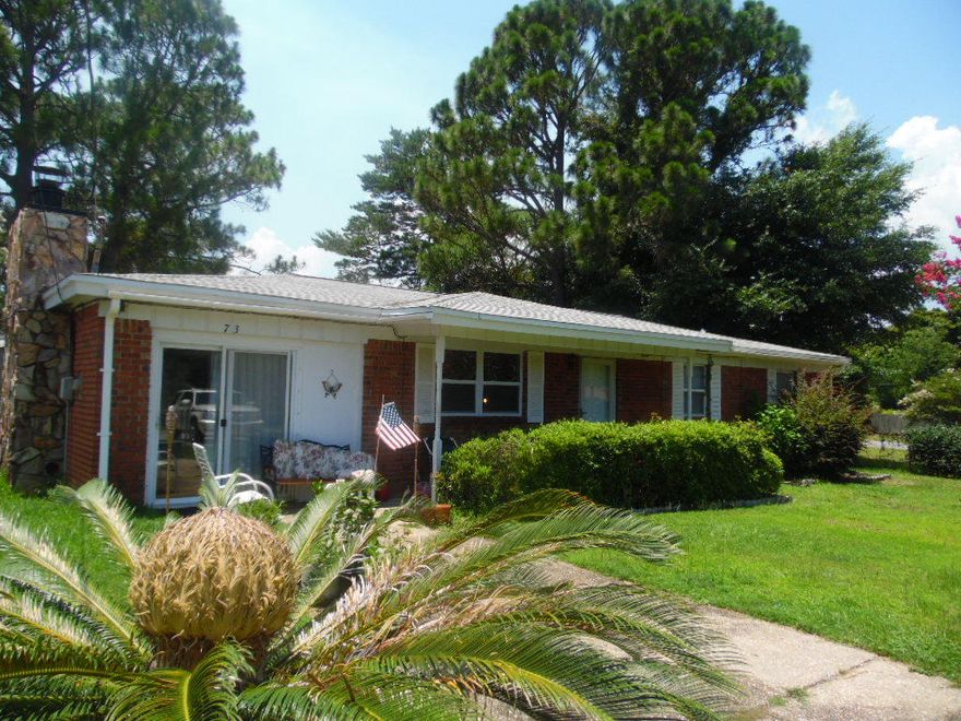 Three bedroom, two bathroom, one story brick home located on a gorgeous corner lot! Conveniently located just minutes from Eglin AFB, schools, shopping, restaurants & a short drive to the Emerald Coast! This home has many upgrades including laminate flooring, HVAC (2019), roof (2006), new lawn irrigation pump (2017) which runs off a private well & water softener system (2015) along with the electrical being rewired in 2015! There are two living spaces with the bedrooms & bathrooms being located off of the living room & the family room featuring a stone gas fireplace! The large kitchen is the center of the home, with granite counter tops, plenty of cabinets & counter top space & a breakfast bar! The formal dining room features large windows & French doors that lead to a fence back yard!