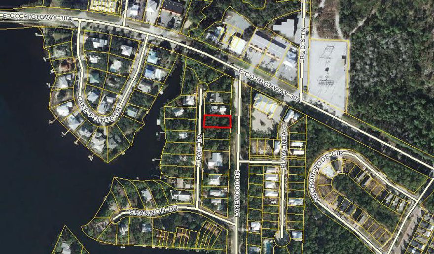 Large lot centrally located south of Scenic 30A. Just a short stroll to either Deer Lake State Park, 1/2 mile down to the beach or even 150 steps away to the public boat launch. No HOA fees!