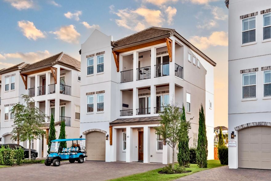 The current property management company, who has successfully managed the home since 2021, is offering a $155k rental income guarantee for 2026 AND 2027, providing a strong foundation for both immediate cash flow and long-term investment stability. Welcome to 63 Wadleigh Way, also known as 'Serenity,' a fully furnished and turnkey luxury vacation rental located in the highly sought-after Retreat at Miramar community. This 6-bedroom, 5.5-bath coastal home comfortably sleeps up to 15 guests and is being sold completely rental-ready, including a brand-new 6-seat street-legal golf cart, allowing for a seamless transition for any investor.This property offers a proven and consistent rental history, generating approximately $170k in 2023, $147kin 2024, and $153k in 2025, and is currently