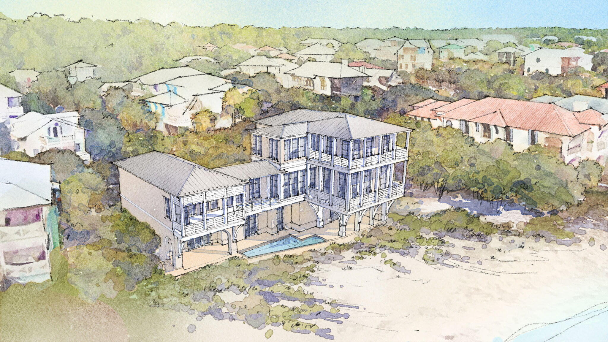 A truly unparalleled opportunity to own 93' of pristine gulf frontage on the world famous scenic 30A corridor. This homesite located in the gated community of Sunrise Beach is a rare find, offering almost a half acre to build your dream home. Surround yourself in the breathtaking views of the sugar white sand and emerald waters that make 30A so special. The homesite offers a private and serene setting to build your 30A retreat, yet is located steps away from the many conveniences and amenities of Gulf Place and Blue Mountain Beach. *all information to be deemed accurate however buyer to perform their due diligence.*