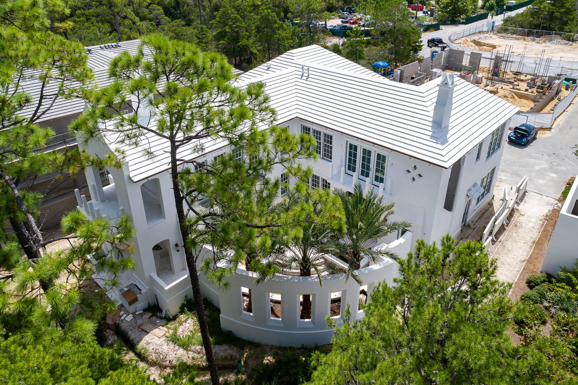 93 Featherbed Alley ensemble of creativity, livability, and peacefulness are all encapsulated with the design of 93 Featherbed Alley.  This magnificent home, designed by Domin Bock Architects, is seamlessly located on Central Park & The Nature Preserve with Caliza Pool & Restaurant in the backdrop.  93 Featherbed Alley provides 4,810 square feet of conditioned living space with an additional 2,671 square feet of outdoor living spaces to include balconies, covered porches, and courtyards with a very generous swimming pool & hot tub.The 1st floor kitchen is prepared for the chef in mind with 60'' Wolf Range, Sub-Zero individual freezer & refrigerator with accompanying support appliances, in conjunction with a full height wine refrigerator & wine tap for easy pouring.  The living offers