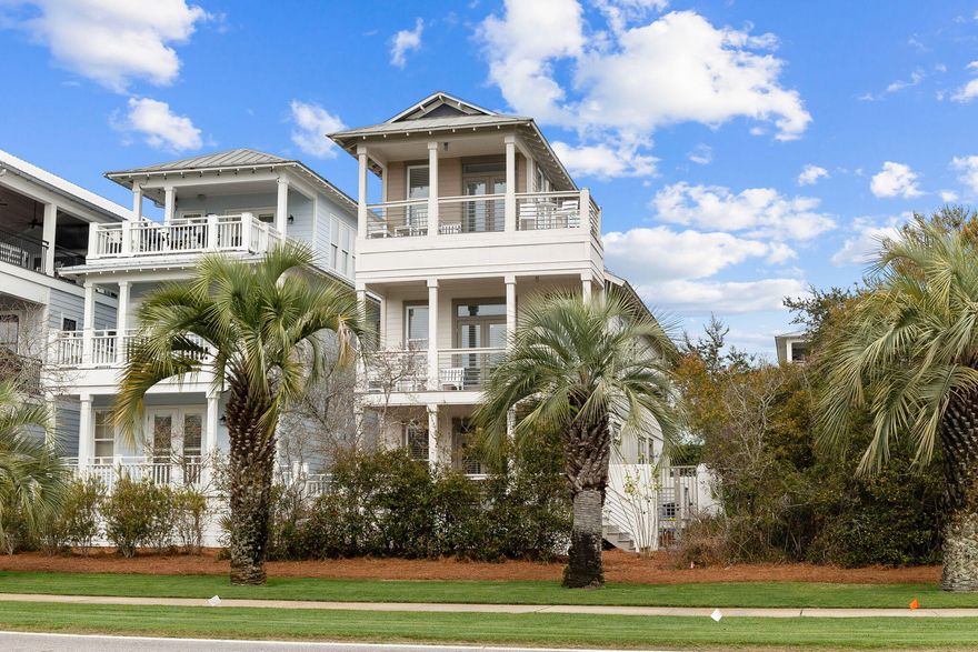 Prime 30A Location - Steps from the white sand beach along the Gulf & Seacrest's iconic lagoon pool.Welcome to 18 Trigger Trail East, a beautifully appointed coastal cottage in the heart of Seacrest Beach. Boasting an unmatched front-row positioning directly on Scenic Highway 30A, this home is just steps from the community's deeded beach access--complete with chair service--and within easy walking distance to Rosemary Beach and Alys Beach. Designed for effortless beachside living, this home spans three levels and features spacious bedrooms with ensuite baths, plus a generous third-level loft with a wet bar, perfect for entertaining. The open concept living, kitchen, and dining area is lined with windows allowing for a bright and airy space with plenty of natural light. Take in the salty Gulf breezes from five private porches or balconies, including a third-floor balcony where you can watch the sunset over the Gulf.

Recently updated with new flooring throughout, quartz kitchen countertops, refreshed deck rails, and new appliances, this home is sold fully furnished and turn-key, making it ready for immediate enjoyment or investment. Additional upgrades include a new refrigerator, washer and dryer, hot water heater, and new HVAC for the first and second levels.

Beyond the beach, enjoy access to Seacrest's renowned 12,000-square-foot lagoon-style pool, just moments away. The community also offers an amphitheater, restaurants, and boutique shops, making this an ideal destination for those seeking a vibrant 30A lifestyle.

Don't miss this rare opportunity to own a premier Seacrest Beach property with the best location in the entire community!