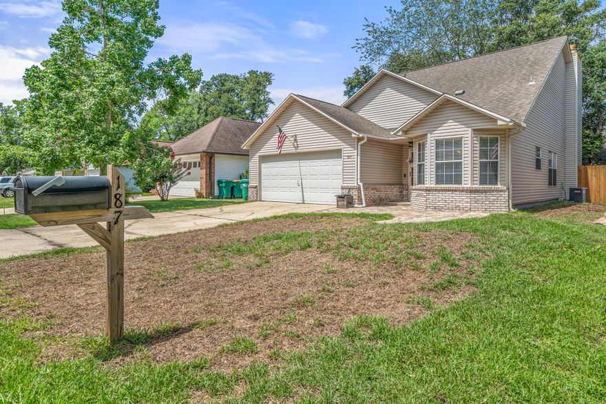 Looking for your next home within minutes of the breathtaking Emerald Coast? Check out this gorgeous 3/2 that is updated with a NEW kitchen to be installed on 7/15/19. Buyer still has time to pick paint color and backsplash in kitchen. Walking into this home, you are greeted by a spacious open floorplan with a master suite downstairs. Continue upstairs and you will find the additional two bedrooms in the home, a loft area with built in bookshelves, and a guest bathroom. Out back is a perfect spot for entertaining as it has a patio space and privacy fenced in backyard. Schedule your showing today! Buyer to verify all facts deemed important.