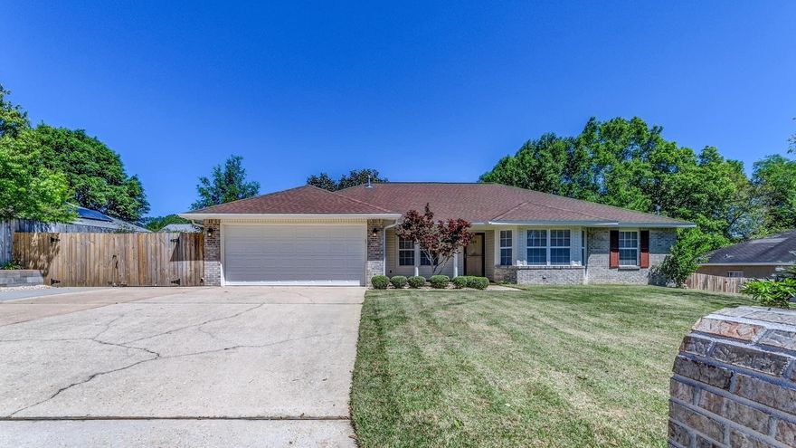 If you are looking for a property that offers a little bit of everything, this one is a MUST SEE! The location is just 3 mins to Eglin East gate, close to shopping/restaurants in Niceville & Ft. Walton while still being close to boat ramps/Bay/Gulf. Features include: low maintenance brick exterior, parking for 8 cars plus 2-car garage, storage area for an RV & boat, fenced, new Zoysia grass, sprinkler system, mature fruit trees, he/she shed/workshop/man cave with new ac unit, lots of room for entertaining with the screened-in patio/grill pavilion/large deck, outdoor shower, sunroom, separate office, huge great room, beautiful kitchen with updated tile back splash, a pantry & a pantry room, stainless steel appliances, movable kitchen island, gas stove/water heater/dryer (gas or electric),