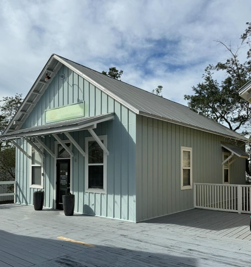 Incredible location for prime retail, office, or professional space available in the charming brightly painted cottages at the Shops of Grayton North. Just a short walk to downtown Grayton, the beach and all the shops & restaurants. There are 13 different spaces that are all occupied. This unit includes 4 offices, storage area, 1/2 bath, 1 HVAC system and is nicely finished with hardwood flooring, window treatments, ceiling fans and great lighting. Interior space can easily be modified.