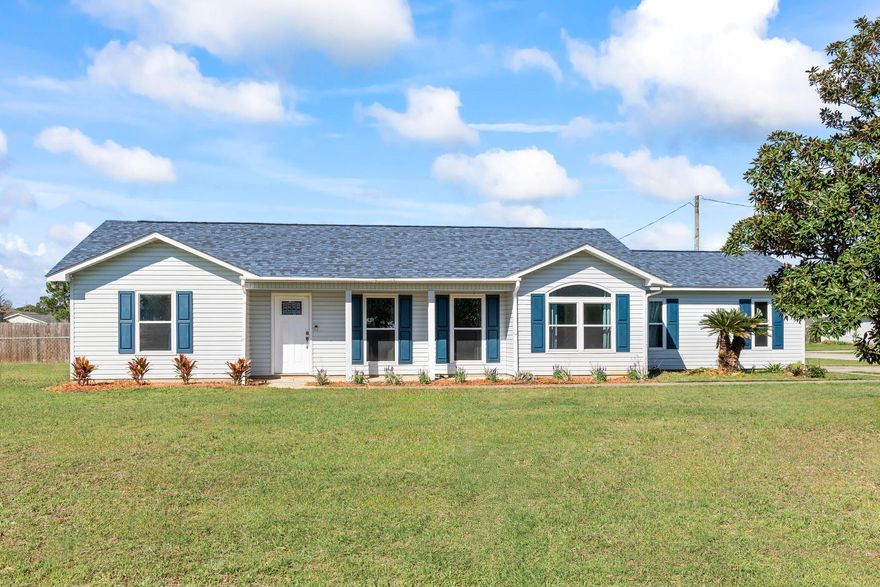 Seller to pay $5000 towards the buyers closing cost.!! Charming 3-Bedroom, 2-Bathroom Home in Santa Rosa Shores East. This newly renovated 1,247 sq ft home offers the perfect blend of modern upgrades and cozy living in the desirable Santa Rosa Shores East neighborhood. Featuring a brand new roof, fresh paint, and stylish finishes throughout, this home is move-in ready and waiting for you to make it your own. The spacious kitchen boasts brand-new cabinets, gleaming granite countertops, and a new dishwasher, making it a chef's dream. Both bathrooms are beautifully updated with marble vanities, offering a touch of elegance. Enjoy extra living space with a screened-in back porch, ideal for relaxing or entertaining. Additional highlights include a 2-car garage, a large lot with plenty of room to store your boat, jet skis, or other toys, and new hot water heater for added peace of mind. Located just minutes from shopping and the BEAUTIFUL Beaches, this home offers both convenience and comfort. Don't miss out on the opportunity to own this beautifully updated gem in Santa Rosa Shores East. Schedule a showing today!
