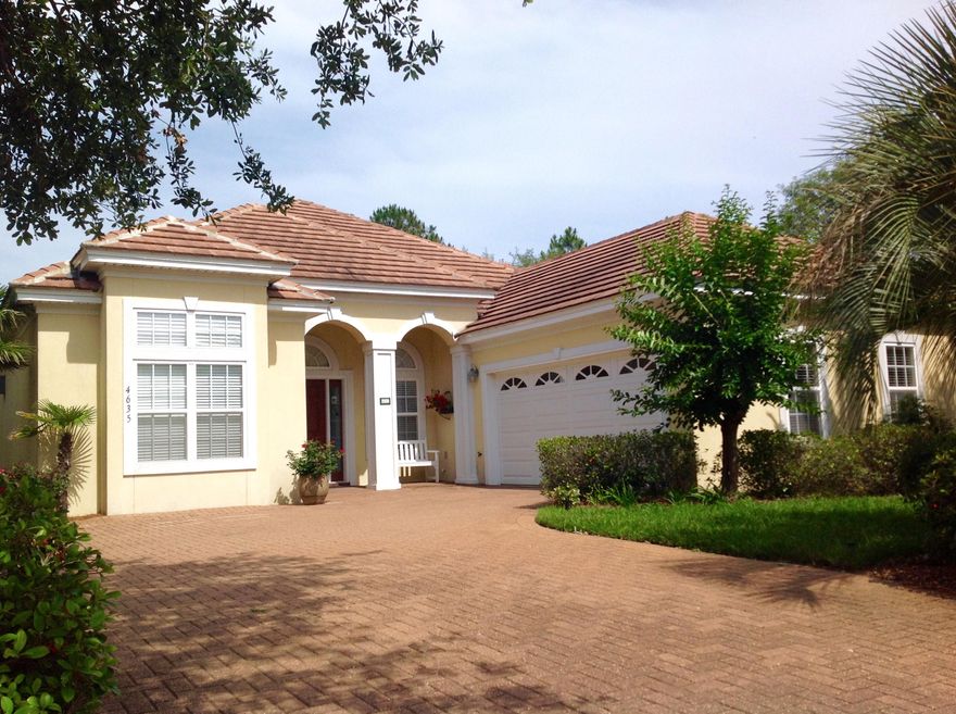 PRICED BELOW APPRAISED VALUE! ONLY 2 BLOCKS FROM BEACH & 5 DOORS DOWN FROM RESORT-STYLE COMMUNITY POOL: Charming one-story Mediterranean in gated Destiny (west). Located off Scenic Hwy 98 betw Crystal Bch & Miramar Bch. Randy Wise Home, custom kitchen by Linn's Prestige Kitchens. Granite countertops, stainless appliances, Bosch dishwasher, Thermador vent hood, DCS by Fisher & Paykel 6-burner stove, Kenmore Elite refrigerator, over/under cabinet lighting. Near Destin Commons, outlets, restaurants, hospital. Community lake, underground utilities, clubhouse, fitness rm, tennis court. Well maintained, 1-owner home, never rented. Office could be 4th Bedroom. Open floor plan, 9'-12' ceilings, hardwood & tile floors, driveway pavers. Screened porch off MBR & Great Rm. Exterior gas grill hookup.