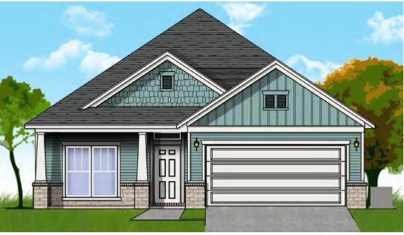 Parade of Homes winning builder. The Braxton floorplan has an open and airy feel and a seamless flow thru the family room, breakfast area and island kitchen. The family room offers a tray ceiling with double crown molding and a sliding glass door to the over-sized covered porch provides tons of natural light. The large master bedroom with tray ceiling and crown molding has more than enough space for all your bedroom furniture. The master bath has a spa-like feel with dual sinks, corner tub and separate tiled shower. On site model-please call for hours. This home has an estimated completion date of summer 2018. Photos are from similar property but are not of subject property. Community pool and playground coming soon.