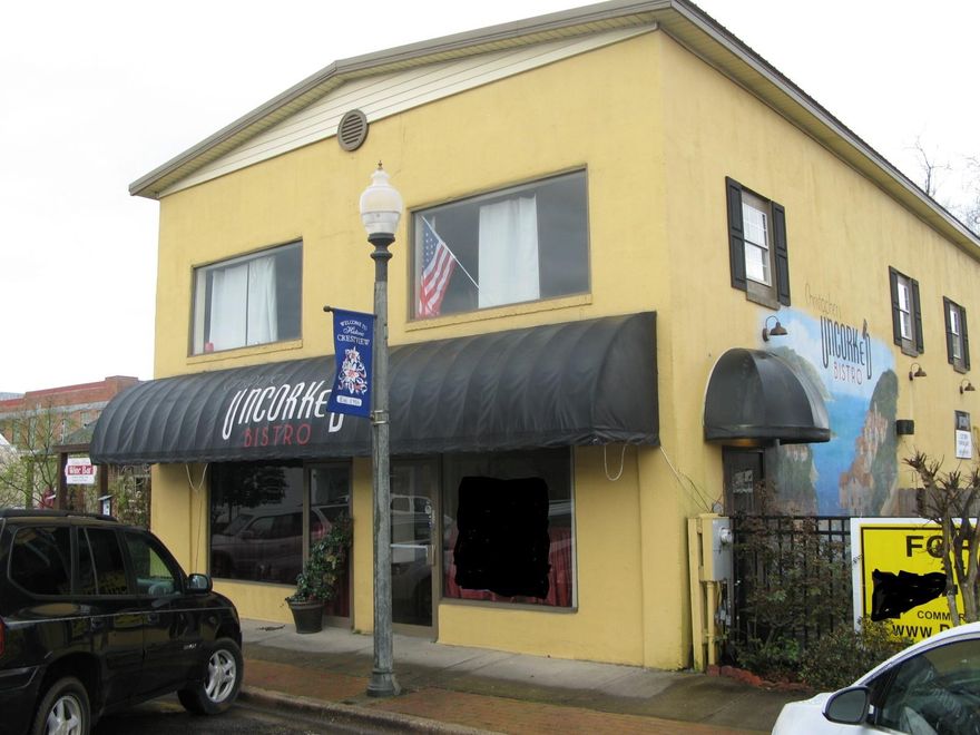 Fully equipped restaurant with tables, chairs, stove, fryers, grill, stainless prep tables, plates, utensils, glasses, etc....  Seats approx 65 on the first floor dining and 65 seats on the 2nd floor.  2 restrooms first floor and 1 restroom 2nd floor, has lounge, managers office, butler elevator.  Built in 1947 and remodeled in 1998.