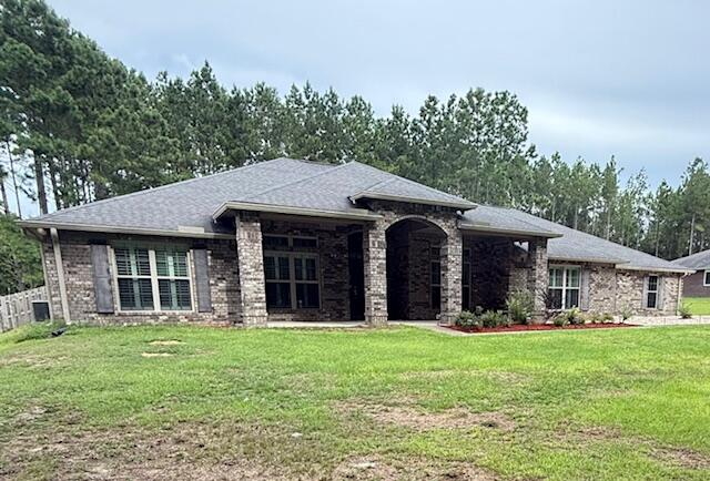 Welcome to this large 5 bedroom, 3 bath, 4 car garage home situated on over 1 acre lot in desirable Yellow River Plantation. Situated just north from all the conveniences of Crestview!! Features include, very large kitchen with island and granite counter tops with abundance of cabinet space. Also, walk in pantry we all would love. Oversize master bedroom and master bath to include two walk in closets with built in custom storage with separate tile shower, upgraded marble tubs in all bathrooms! Large foyer space entering the home to the family room you will see large separate dining room to the right! Large additional family space with french doors overlook backyard will have many uses. Also, fully enclosed privacy fenced backyard with 12x24 storage shed!! Don't delay, see today!