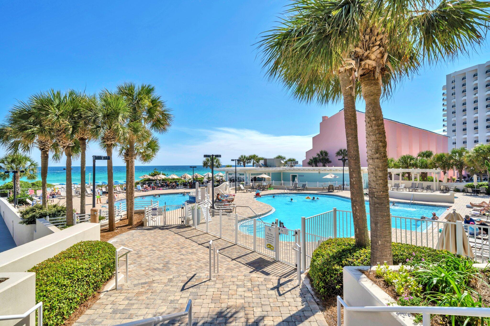 This gulf front, first floor, 2 bedroom, 2 bathroom condo in the Tides is the one you have been looking for! Walk right out to the Tides pool for your day of fun in the sun! You can personalize it to your tastes and enjoyyourself as it helps you pay for itself with the awesome rental income it provides! Come see for your self today!Professional photos coming soon!